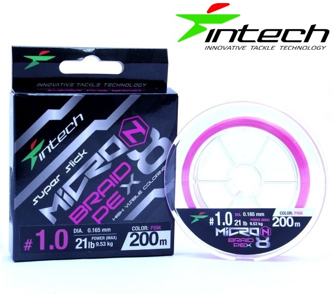 Intech MicroN PE X8 200m Pink