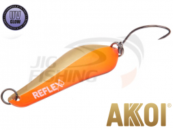 Блесна колеблющаяся Akkoi Reflex Crystal 40mm 3.6gr #R13