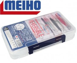 Коробка для воблеров Meiho Reversible #100 13 отд. 200х126х36mm