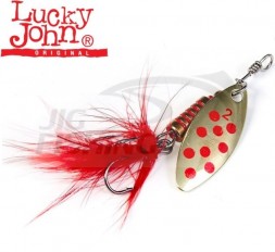 Блесна вращающаяся Lucky John Spin-X Long 5 12gr #GR