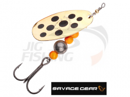 Блесна вращ. Savage Gear Caviar Spinner #2 6gr 03-Gold