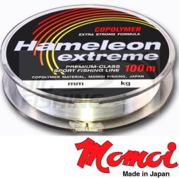 Монофильная леска Momoi Hameleon Extreme 100m #0.14mm 2.3kg
