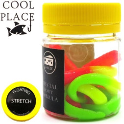 Мягкие приманки Cool Place Bomber Stretch Floating 3.2&quot; #Pink Yellow Green