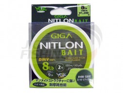 Монолеска YGK Nitlon Bait DMV 100% Nylon 100м. #2.5 0.267mm 10Lb