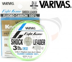Флюорокарбон  Varivas Light Game Mebaru Shock Leader 30m #1.7 0.218mm 3.75kg 7Lb