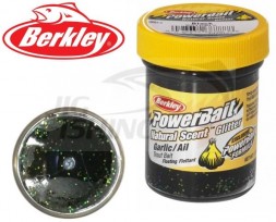 Паста форелевая Berkley Natural Scent Trout Bait 50gr Garlic Glitter Black