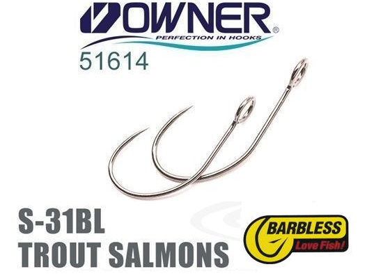 Owner/C'ultiva Trout Salmons S-31BL (Barbless)