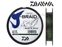 Daiwa J-Braid PE X4 270m Dark Green
