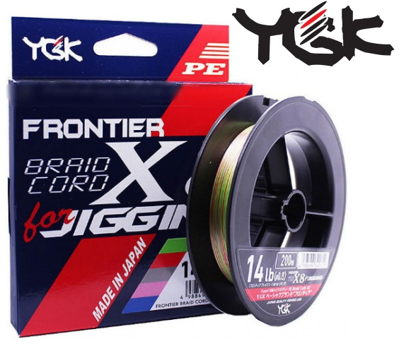 YGK Frontier Braid Cord X8 For Jigging 200м
