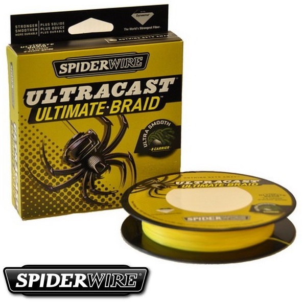 Spiderwire Ultracast Ultimate Braid 110m Hi-Vis Yellow