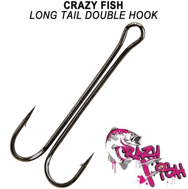 Crazy Fish Long Tail Double Hook