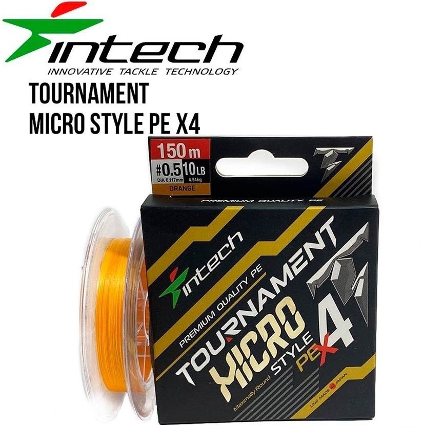 Intech Tournament Micro Style PE X4 150m Orange