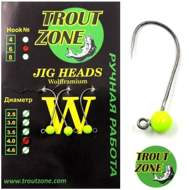 Джиг-головки Trout Zone BL безбородые