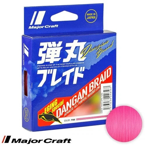 Major Craft Dangan Braid Eging Special X4 150m Pink