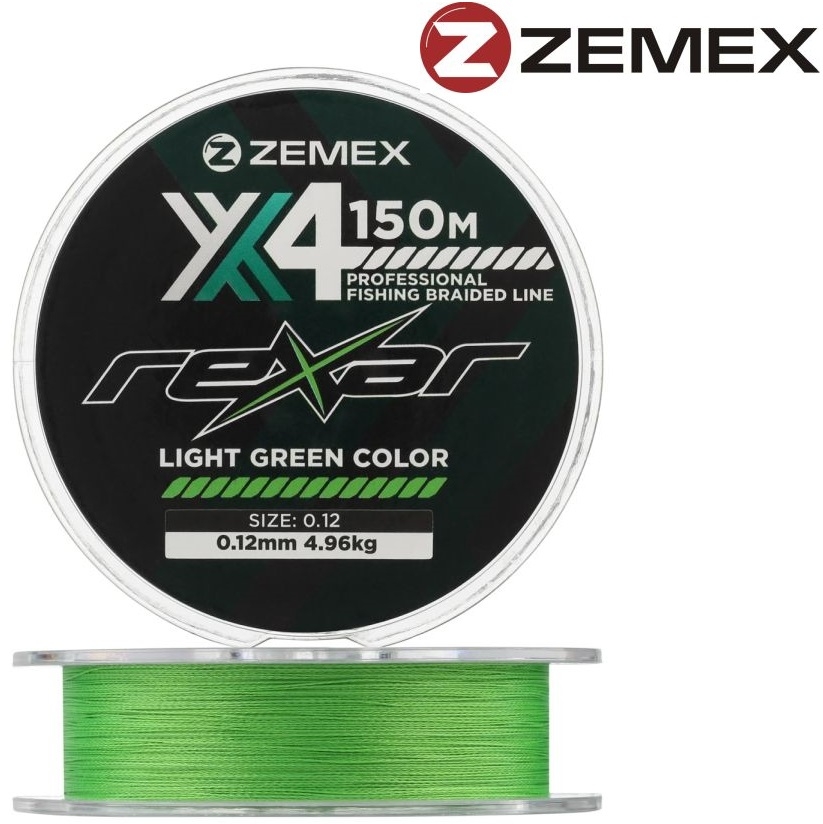 Zemex Rexar PE X4 150m Light Green