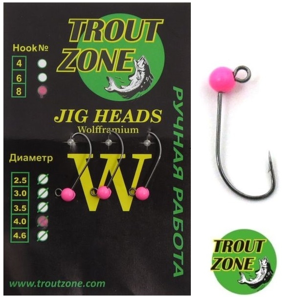 Джиг-головки Trout Zone вольфрам