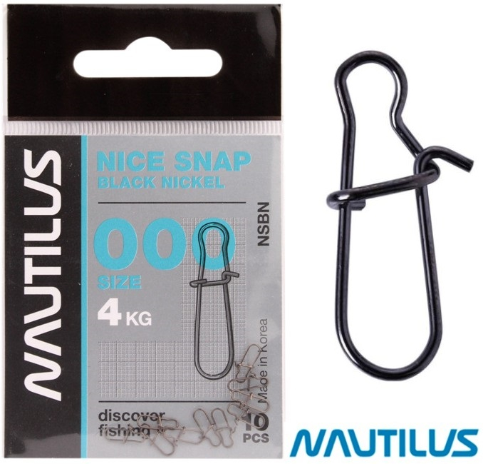 Nautilus Nice Snap Black Nickel