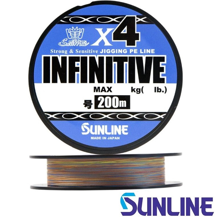 Sunline Infinity PE X4 200m Multicolor