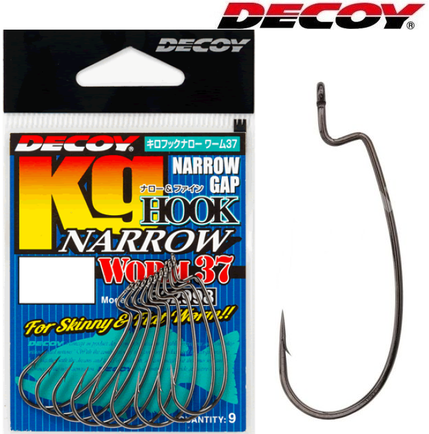 Decoy Kg Hook Narrow Worm 37