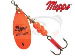 Вращающаяся блесна Mepps Aglia Fluo 4 #Orange