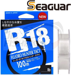 Флюорокарбон Kureha Seaguar R-18 Fluoro Hunter Tact 100m #1.0 0.165mm 4lb