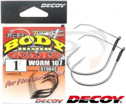 Крючки Decoy Body Hook Guard Worm 107 #1