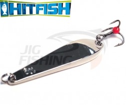 Зимняя блесна HitFish Winter Spoon 7007 50mm #01 Silver