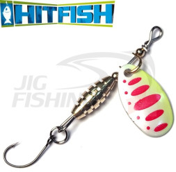 Вращающаяся блесна HitFish Trout Series Spoon 3.4gr #358