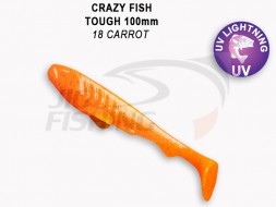 Мягкие приманки  Crazy Fish Tough 4&quot; 18 Carrot