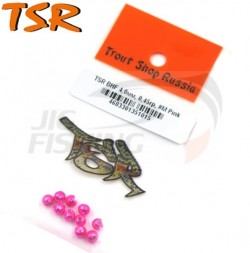 Вольфрамовые головки граненые TSR 3.3mm 0.25gr #M Pink (10шт/уп)
