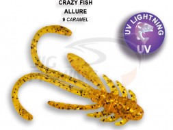 Мягкие приманки Crazy Fish Allure 1.6&quot;   09 Caramel