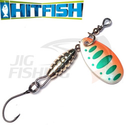 Вращающаяся блесна HitFish Trout Series Spoon 3.4gr #362