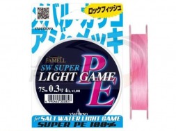 Шнур Yamatoyo SW Super Light Game PE 75m #0.3 4Lb