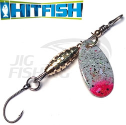 Вращающаяся блесна HitFish Trout Series Spoon 3.4gr #366