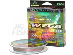 Шнур плетеный Kosadaka Vega 150m #0.10mm 5.05kg Multicolor