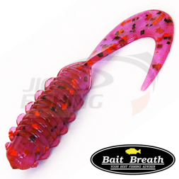 Мягкие приманки Bait Breath Micro Grub 2&quot; #Ur29 Chameleon Red Seed