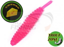 Мягкие приманки Trout Zone Ribber Pupa 1.8&quot; Berry Cheese