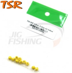 Вольфрамовые головки граненые TSR 3.3mm 0.25gr #J Yellow (10шт/уп)