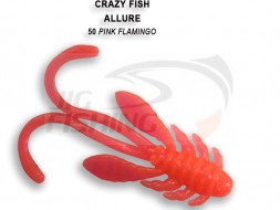 Мягкие приманки Crazy Fish Allure 1.6&quot;   50 Pink Flamingo