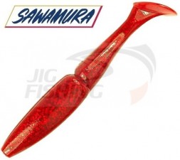 Мягкие приманки Sawamura One'up Shad 3&quot; #035 Red Red Flake