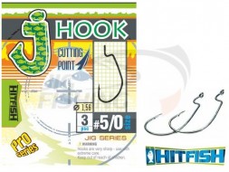 Крючки Офсетные HitFish J Hook #2