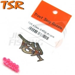 Вольфрамовые головки граненые TSR 3.3mm 0.25gr #J Pink (10шт/уп)