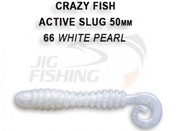 Мягкие приманки Crazy Fish Activ Slug 2&quot; 66 Pearl Snow