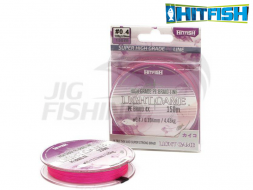 Шнур плетеный HitFish Lite Game X4 PE 150m Pink #0.5 0.117mm 5.62kg