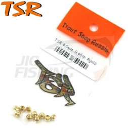 Вольфрамовые головки граненые TSR 3.3mm 0.25gr #Gold (10шт/уп)