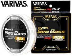 Шнур Varivas Avani Sea Bass PE Si-X Braid X8 150m #0.8 0.148mm 8.16kg
