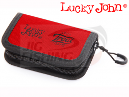 Кошелек для приманок Lucky John Area Trout Game LJAT-8004 #Красный