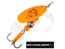Блесна вращ. Savage Gear Caviar Spinner #3 9.5gr 06-Fluo Orange