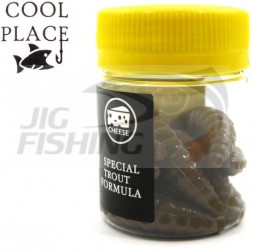 Мягкие приманки Cool Place личинка Maggot 1.6&quot; #Choco