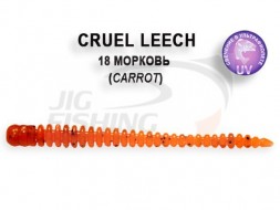 Мягкие приманки Crazy Fish Cruel Leech 2&quot; #18 Carrot